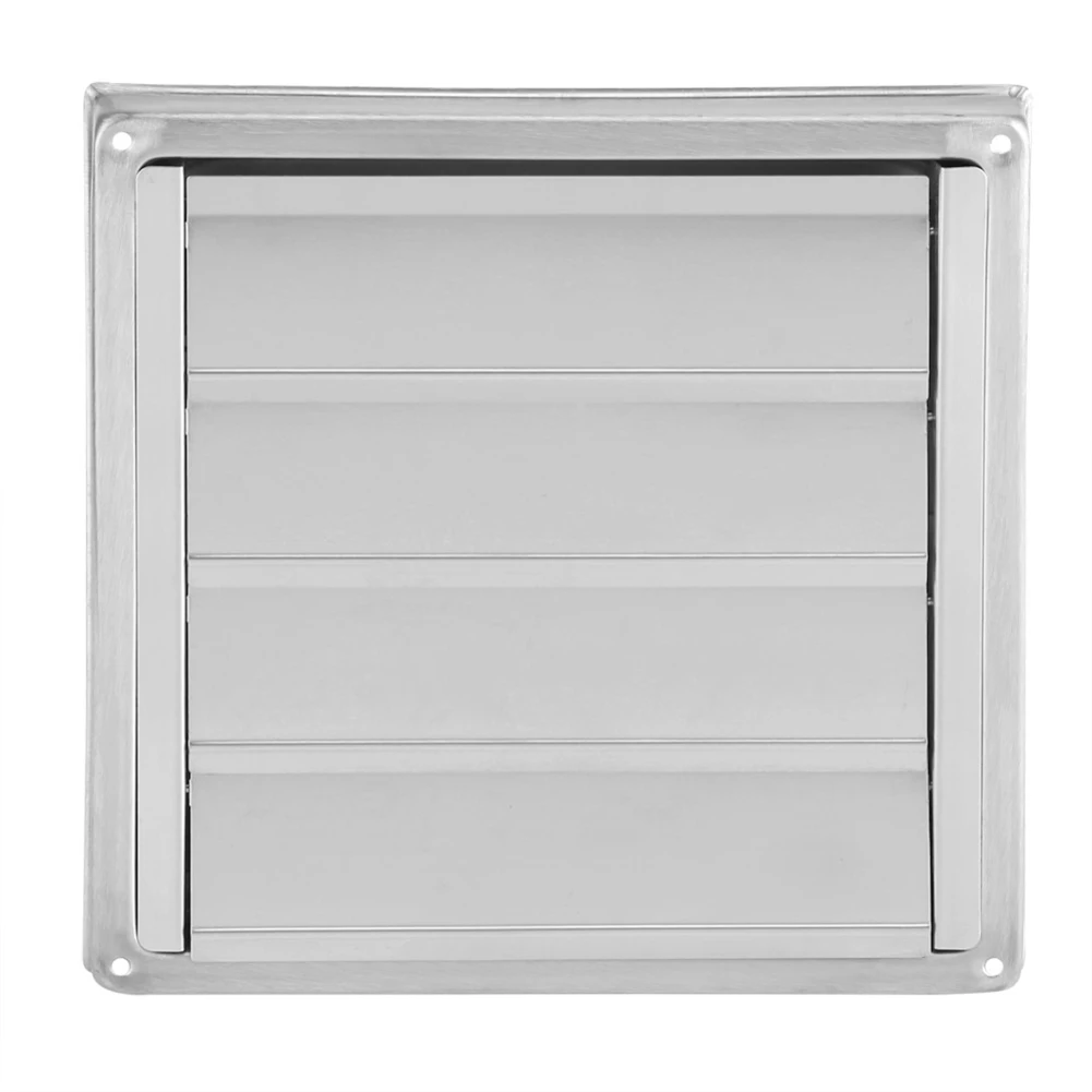 Rainproof Cap Stainless Steel Vent Stylish Wall Rain Cap Anti-rust Modern Homes Movable Square Vents 125/150mm
Rainproof Cap Stainless Steel Vent Stylish Wall Rain Cap Anti-rust Modern Homes Movable Square Vents 125/150mm