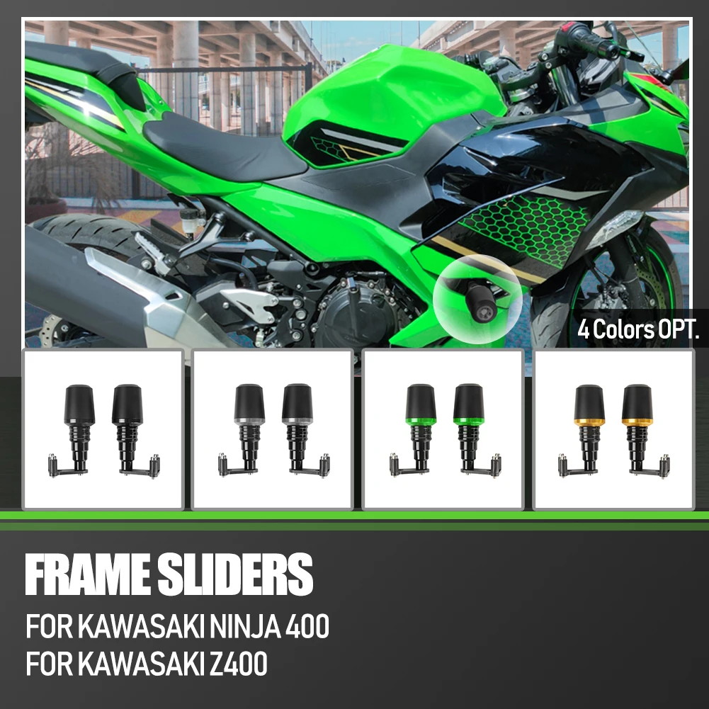 Ninja400 Z400 Motorcycle Frame Sliders Falling Protector Crash Protection Pad For Kawasaki NINJA Z 400 2018-2023 Accessories
Ninja400 Z400 Motorcycle Frame Sliders Falling Protector Crash Protection Pad For Kawasaki NINJA Z 400 2018-2023 Accessories