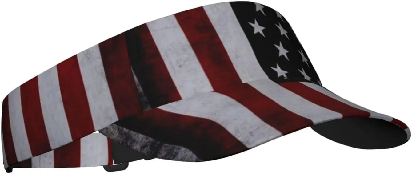 American Flag Patriotic USA Pattern Sunscreen Visor Hats for Women & Men, Sport Empty Top Baseball Sun Cap, Tennis Visor, 
American Flag Patriotic USA Pattern Sunscreen Visor Hats for Women & Men, Sport Empty Top Baseball Sun Cap, Tennis Visor,