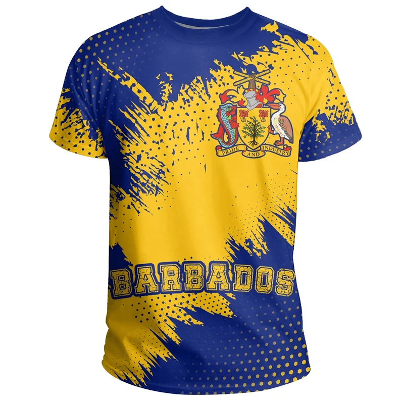 Barbados Flag Graphic T-Shirt For Men Clothes 3D Printed Outdoor Sportswear Tee Shirts Round Neck Short Sleeves Casual T Shirt
Barbados Flag Graphic T-Shirt For Men Clothes 3D Printed Outdoor Sportswear Tee Shirts Round Neck Short Sleeves Casual T Shirt