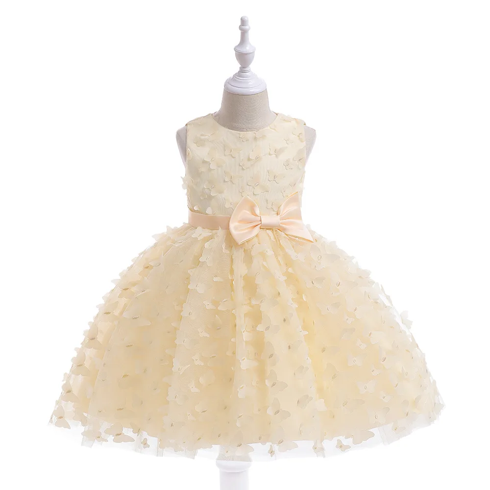 Girl Champagne Butterflies Wedding Party Gowns Princess Ballgown Sleeveless Teens Birthday Formal Children Tutu Clothes
Girl Champagne Butterflies Wedding Party Gowns Princess Ballgown Sleeveless Teens Birthday Formal Children Tutu Clothes