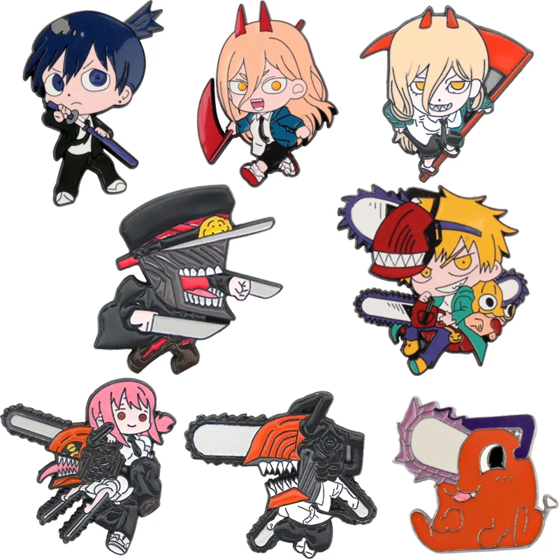 A2112 Anime Chainsaw Man Badge Cosplay Cartoon Denji Makima Aki Hayakawa Power Brooch Men's Backpack Lapel Pins Accessories
A2112 Anime Chainsaw Man Badge Cosplay Cartoon Denji Makima Aki Hayakawa Power Brooch Men's Backpack Lapel Pins Accessories