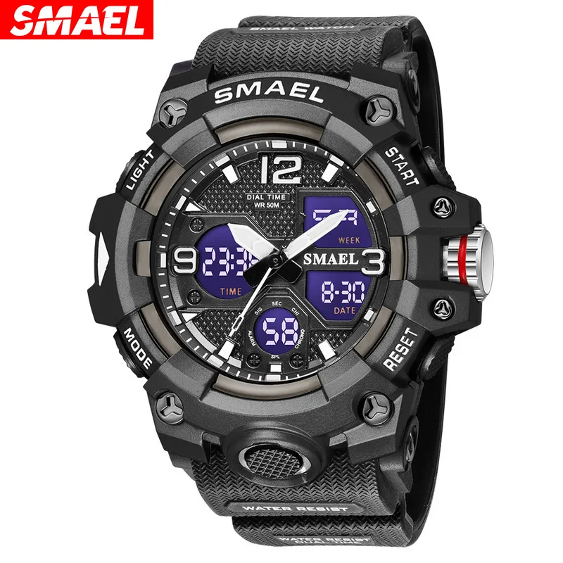 

Smael Men's Watch Outdoor Sports Multi-Function Waterproof Watch Popular Watch Men