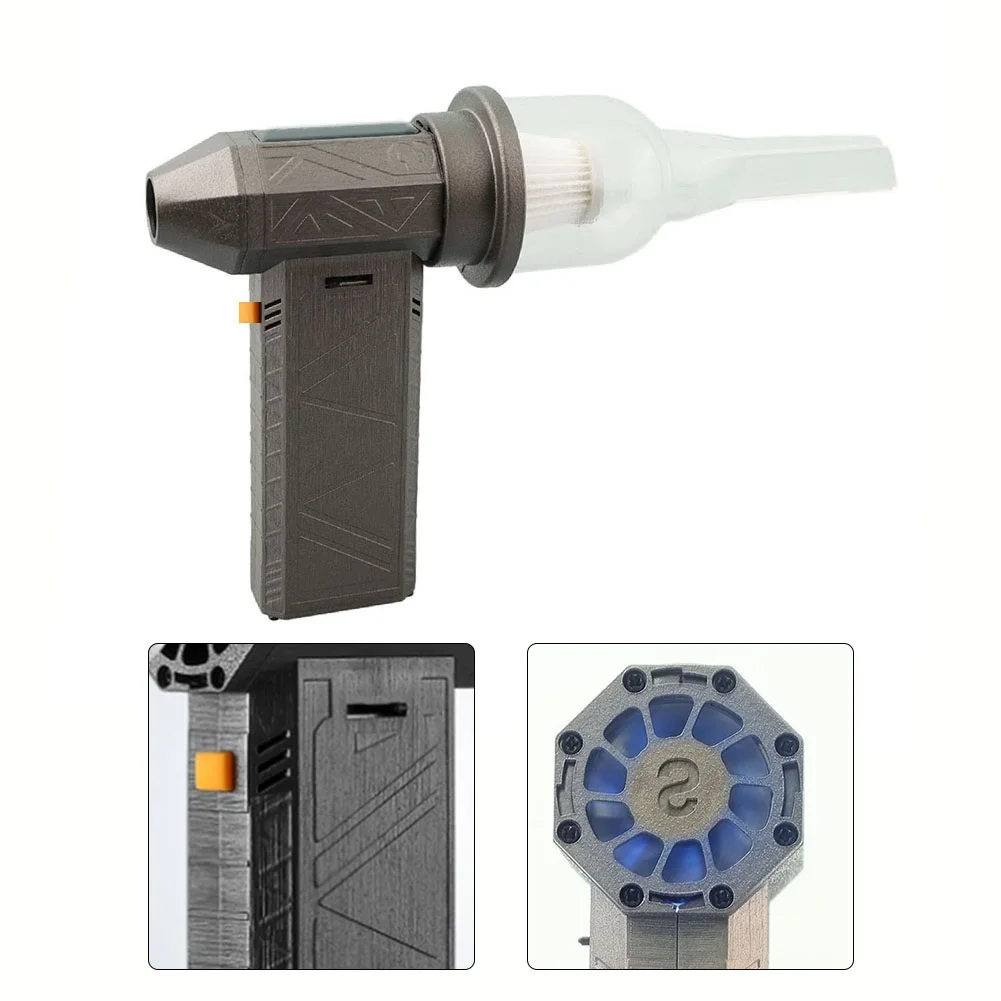 Turbo Jet Fan 130000RPM Multi-purpose Turbo Jet Fan Electric Blower 120W Type-C Fan USB Cable Dust Blower Kit Power Tool Parts
Turbo Jet Fan 130000RPM Multi-purpose Turbo Jet Fan Electric Blower 120W Type-C Fan USB Cable Dust Blower Kit Power Tool Parts