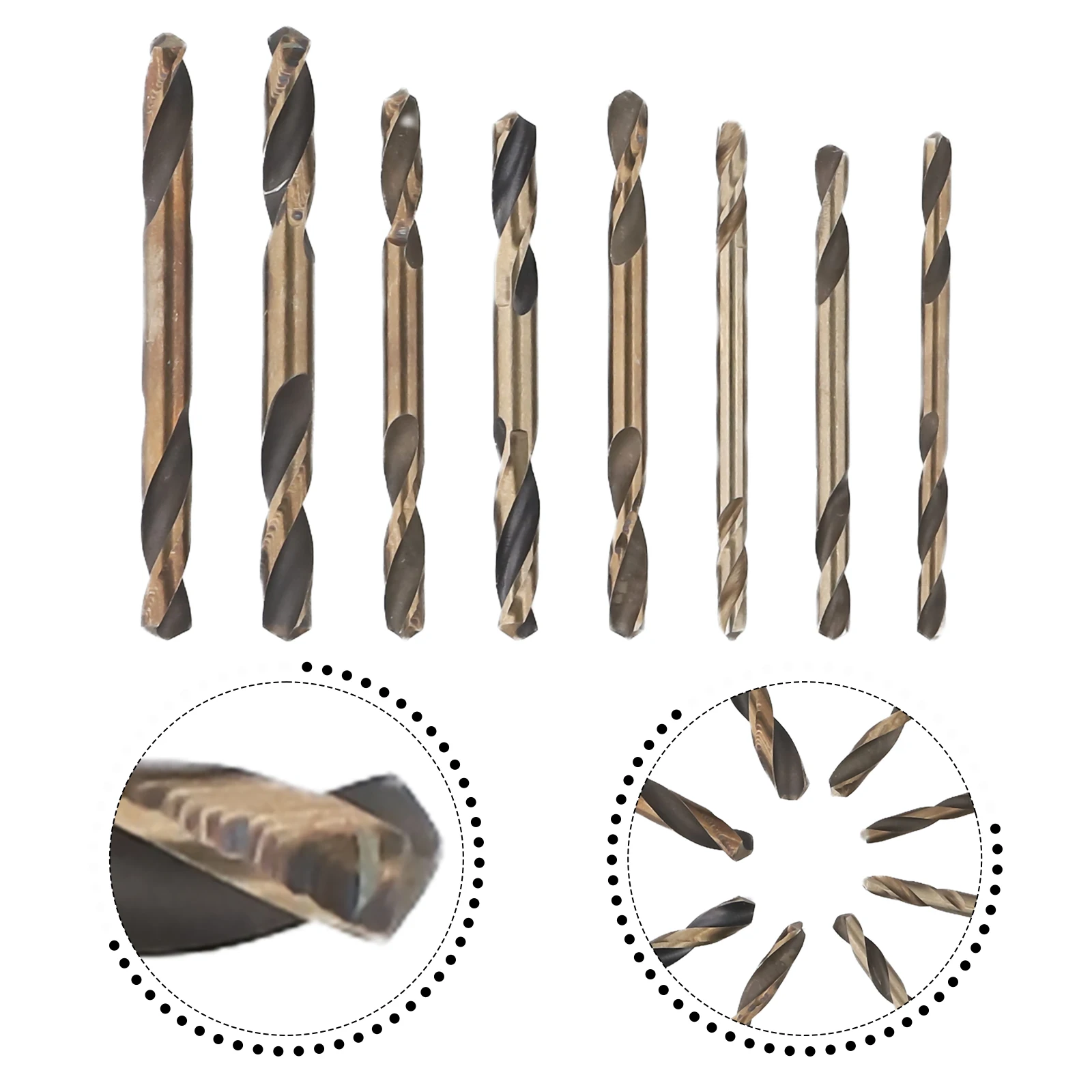 Straight Shank Drill Hand Tool Accessories Drill Bits M35 Cobalt Double Head Durable High Quality High Speed Steel Portable
Straight Shank Drill Hand Tool Accessories Drill Bits M35 Cobalt Double Head Durable High Quality High Speed Steel Portable