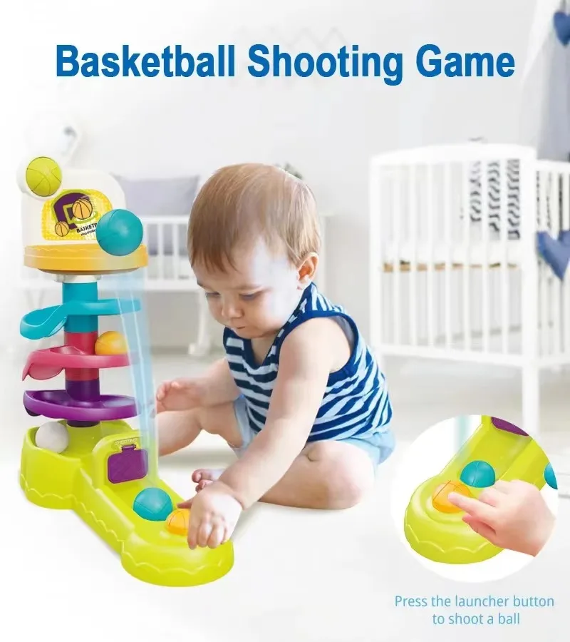 Baby Shooting Track Ball Toy Parent-child Interactive Desktop Game Montessori Toys Boys And Girls Gifts 
Baby Shooting Track Ball Toy Parent-child Interactive Desktop Game Montessori Toys Boys And Girls Gifts