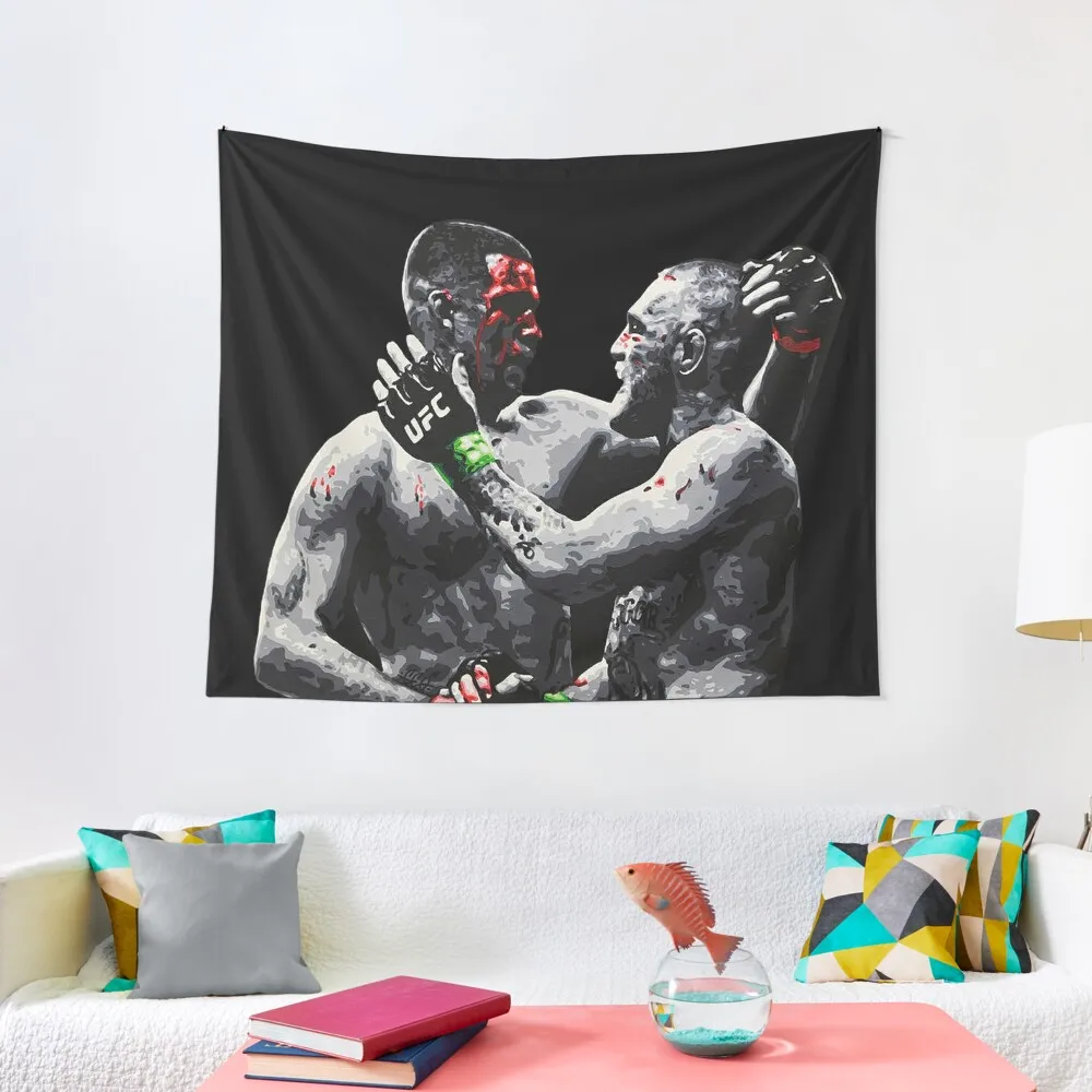 

Conor McGregor And Nate Diaz Tapestry Wall Hanging Decor Wall Decoration Decoration Home Wall Carpet Tapestry