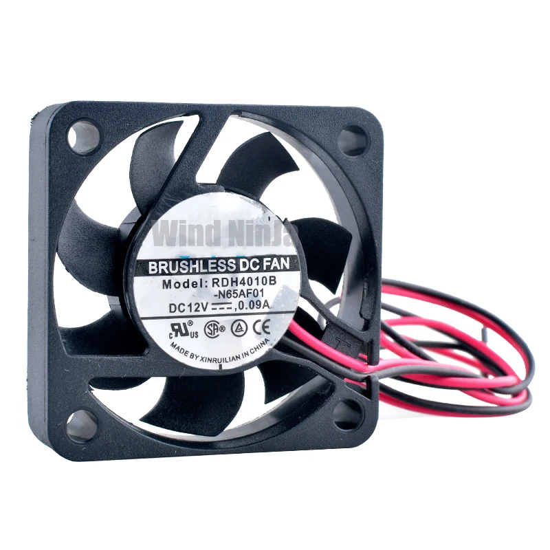 

RDH4010B N65AF01 4cm 40mm fan 40x40x10mm DC12V 0.09A Dual ball bearing cooling fan for chassis power CPU