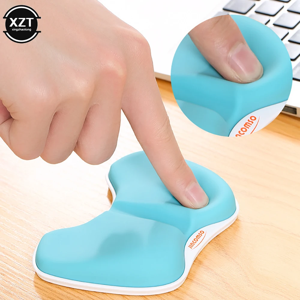 

Wrist Rest Memory Foam Gaming Mouse Pad Comfort 3D Silicon Gel Mousepad Soft Wrist Mat Ergonomic Healthy Design for PC Computer