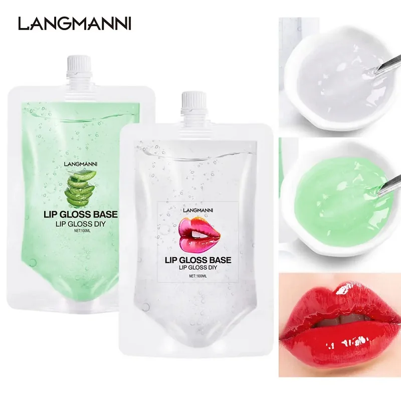 

50ML/100ML Clear Lip Gloss Base Oil Moisturizing Liquid Lipstick Material Gel Lip Gloss Base DIY Handmade Lip Balm Make