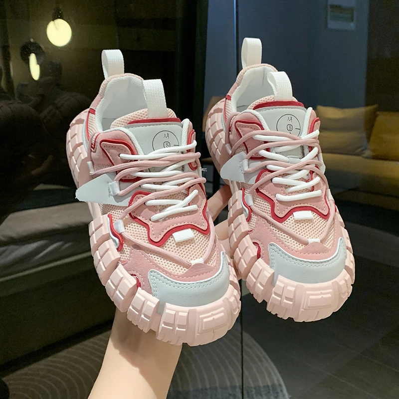 Женские спортивные кроссовки, сетчатые, на шнуровке, Нескользящие, прочные, на резиновой подошве, на платформе, новинка 2023
Женские спортивные кроссовки, сетчатые, на шнуровке, Нескользящие, прочные, на резиновой подошве, на платформе, новинка 2023