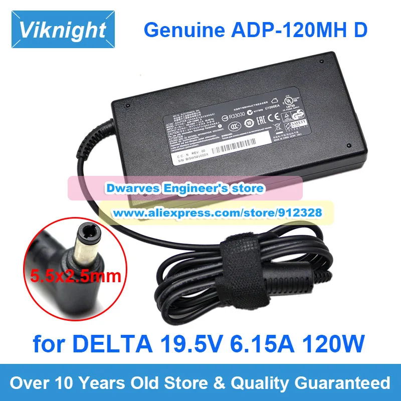 Original 19.5V 6.15A 120W Laptop Charger ADP-120MH D A12-120P1A For SAGER N155SD W370ST NP6350 NP6370 NP6658 NP6678 NP6852 P15F
Original 19.5V 6.15A 120W Laptop Charger ADP-120MH D A12-120P1A For SAGER N155SD W370ST NP6350 NP6370 NP6658 NP6678 NP6852 P15F