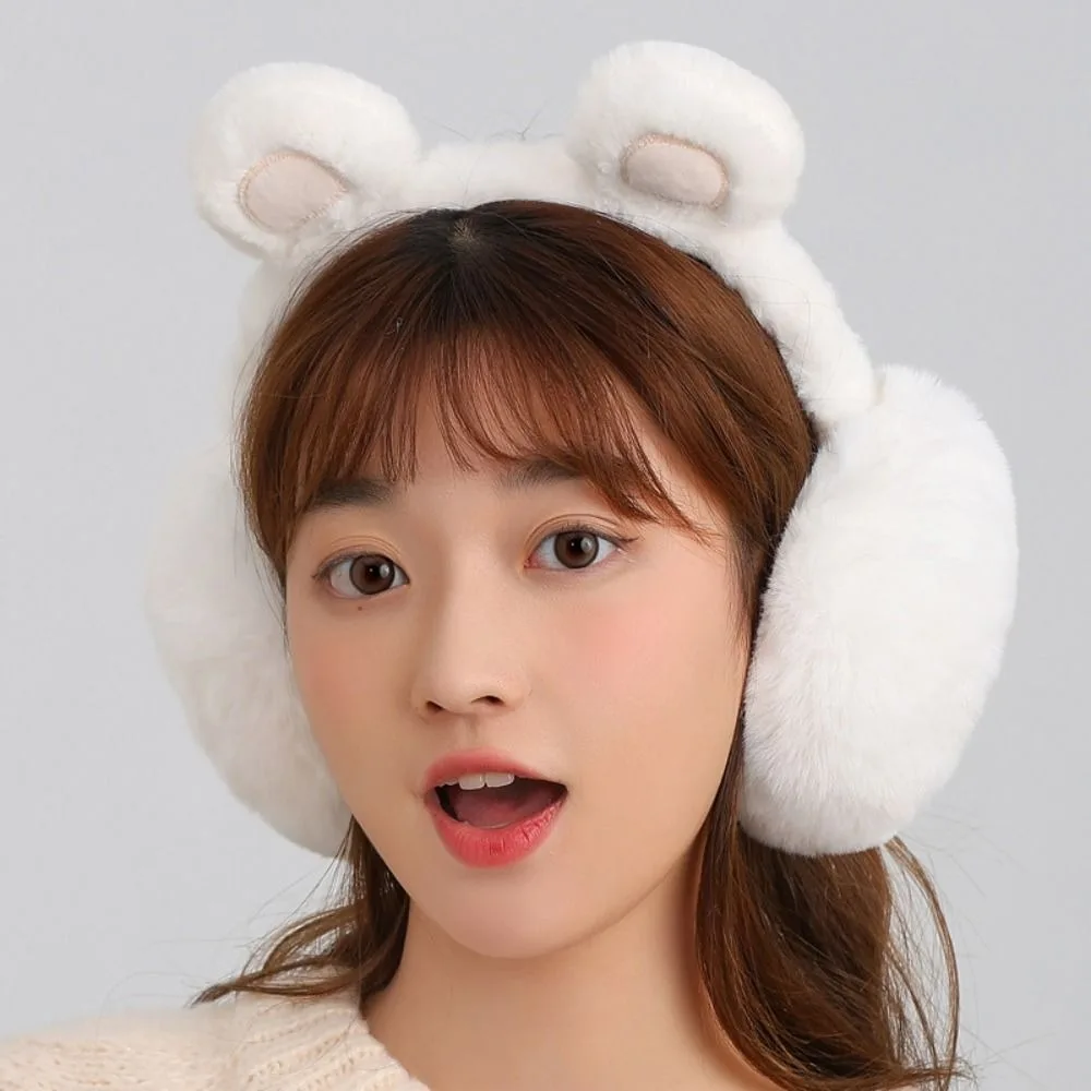 Bear Plush Ear Warmer Snail Ear Cover Outdoor Cold Protection Winter Warm Earmuffs Soft Ear-Muffs Folding Earflap Women
Bear Plush Ear Warmer Snail Ear Cover Outdoor Cold Protection Winter Warm Earmuffs Soft Ear-Muffs Folding Earflap Women