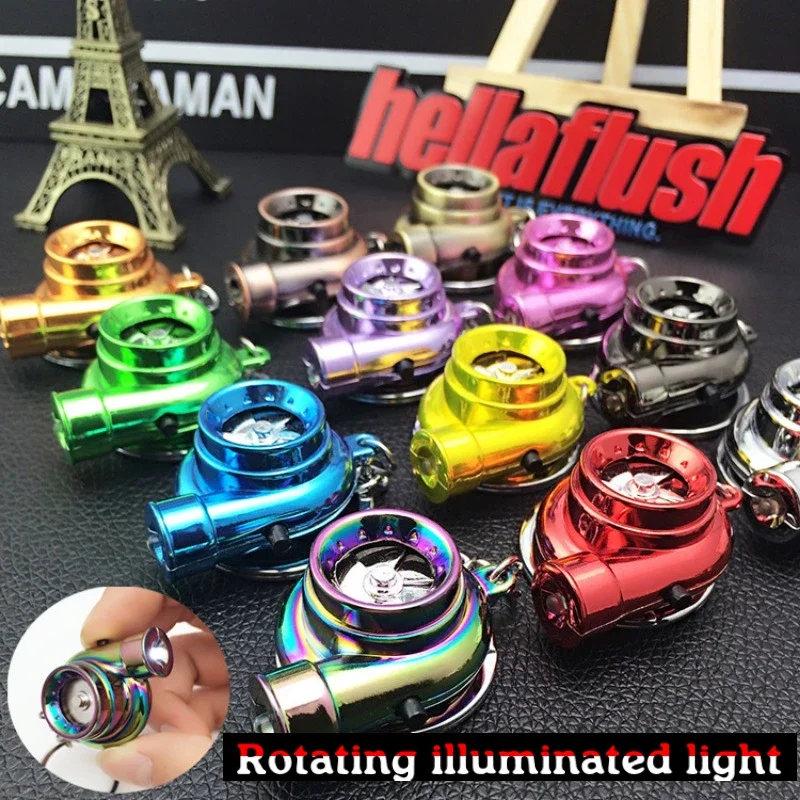 Turbo Sound Key Chain Turbine Shape Keychain Electric LED Metal Keychain Turbocharger Pendant Man Luxury Gift Creative
Turbo Sound Key Chain Turbine Shape Keychain Electric LED Metal Keychain Turbocharger Pendant Man Luxury Gift Creative