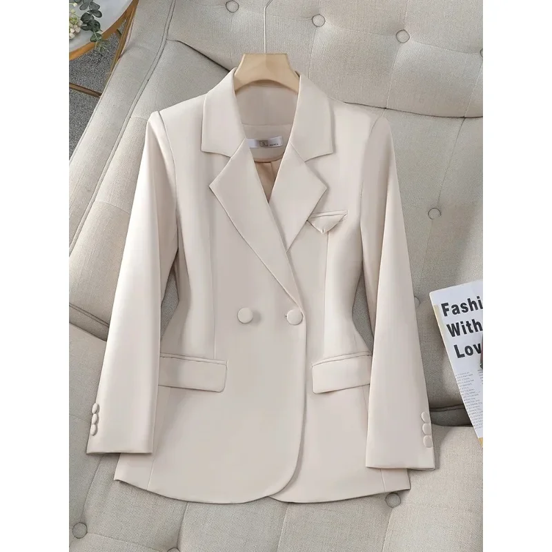 Fashion Autumn Winter Long Sleeve Blazer Women Apricot Black Brown Female Solid Ladies Jacket Coat For Business Work Wear
Fashion Autumn Winter Long Sleeve Blazer Women Apricot Black Brown Female Solid Ladies Jacket Coat For Business Work Wear