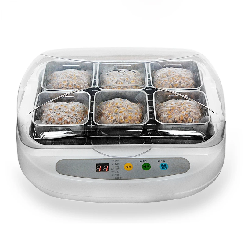 CUKYI Automatic electric household Natto Maker Multifunctional yogurt Tempeh pickle rice wine machine 3.5L big capacity
CUKYI Automatic electric household Natto Maker Multifunctional yogurt Tempeh pickle rice wine machine 3.5L big capacity