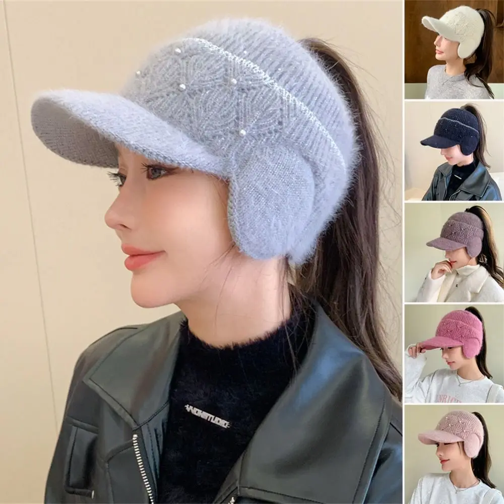 Cold-proof Plush Hat Fashion Soft Warm Baseball Cap Solid Color Windproof Bonnet Outdoor
Cold-proof Plush Hat Fashion Soft Warm Baseball Cap Solid Color Windproof Bonnet Outdoor