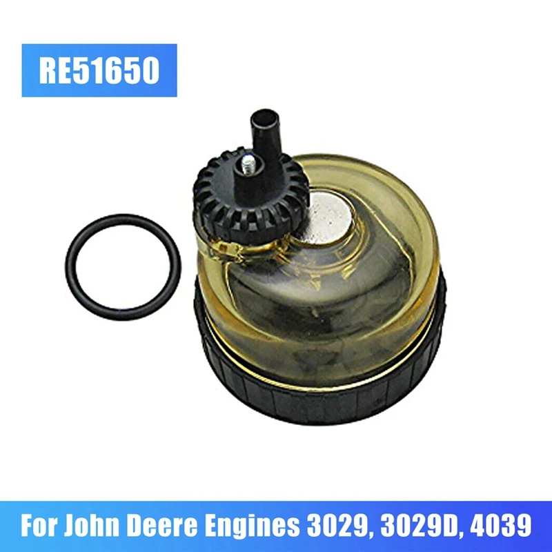 

RE51650 Sediment Bowl For John Deere Equipment Tractors Backhoe Skid Steer 240, 250, 260, 270, 280 Spare Parts Parts