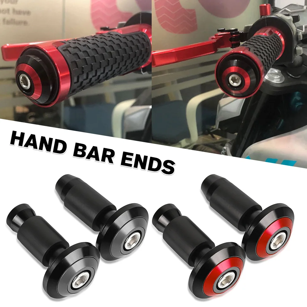 

For Honda CBR400R CBR500R CBR600RR CBR929RR CBR954RR CBR1100RR CB1300 X-4 Handlebar Grips Bar Ends Cap Slider Handle bar Grip