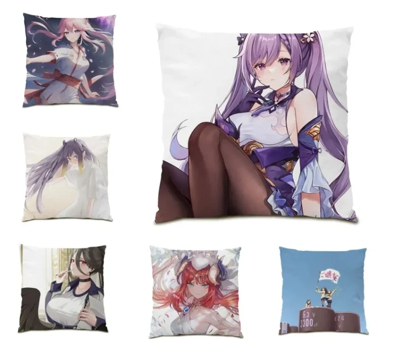 Anime Kawaii Girl Cushion Cover Cartoon Anime Double Sided Pillow Cover Portrait Poster Pillowcase Party Decor Gift DF1347
Anime Kawaii Girl Cushion Cover Cartoon Anime Double Sided Pillow Cover Portrait Poster Pillowcase Party Decor Gift DF1347