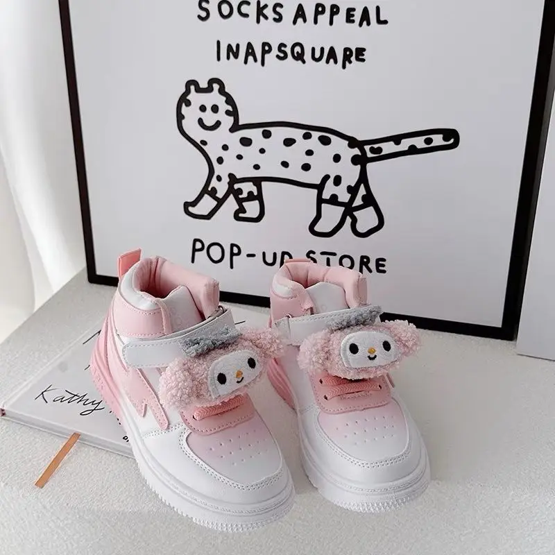 Kawaii Cinnamoroll Sanrio Anime Children Casual Plush Shoes Board My Melody Cute Cartoon Leather Sneakers Lovely Toys for Kids
Kawaii Cinnamoroll Sanrio Anime Children Casual Plush Shoes Board My Melody Cute Cartoon Leather Sneakers Lovely Toys for Kids
