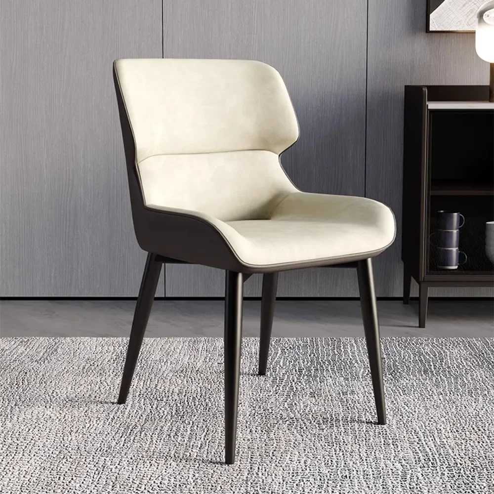 Black Metal Legs Dining Chairs Nordic Cheap Free Shipping Soft Comfort Dining Chairs Single Waiting Cadeira Indoor Furniture
Black Metal Legs Dining Chairs Nordic Cheap Free Shipping Soft Comfort Dining Chairs Single Waiting Cadeira Indoor Furniture