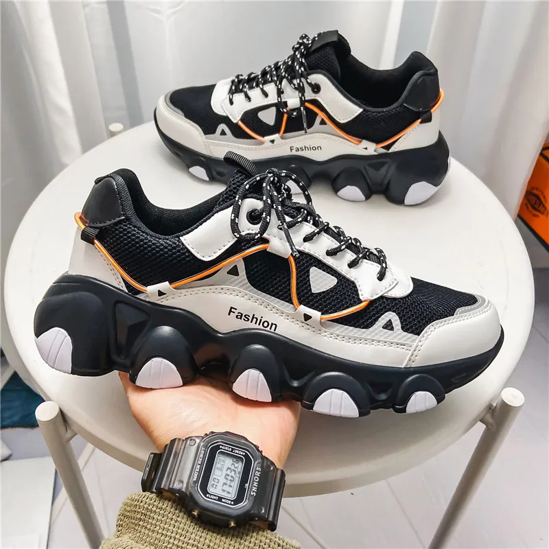 2022 Trend Men's Sports Sneakers Fashion Breathable Man Shoes Flat Comfortable Walking Male Chunky Sneakers Running Footwears
2022 Trend Men's Sports Sneakers Fashion Breathable Man Shoes Flat Comfortable Walking Male Chunky Sneakers Running Footwears