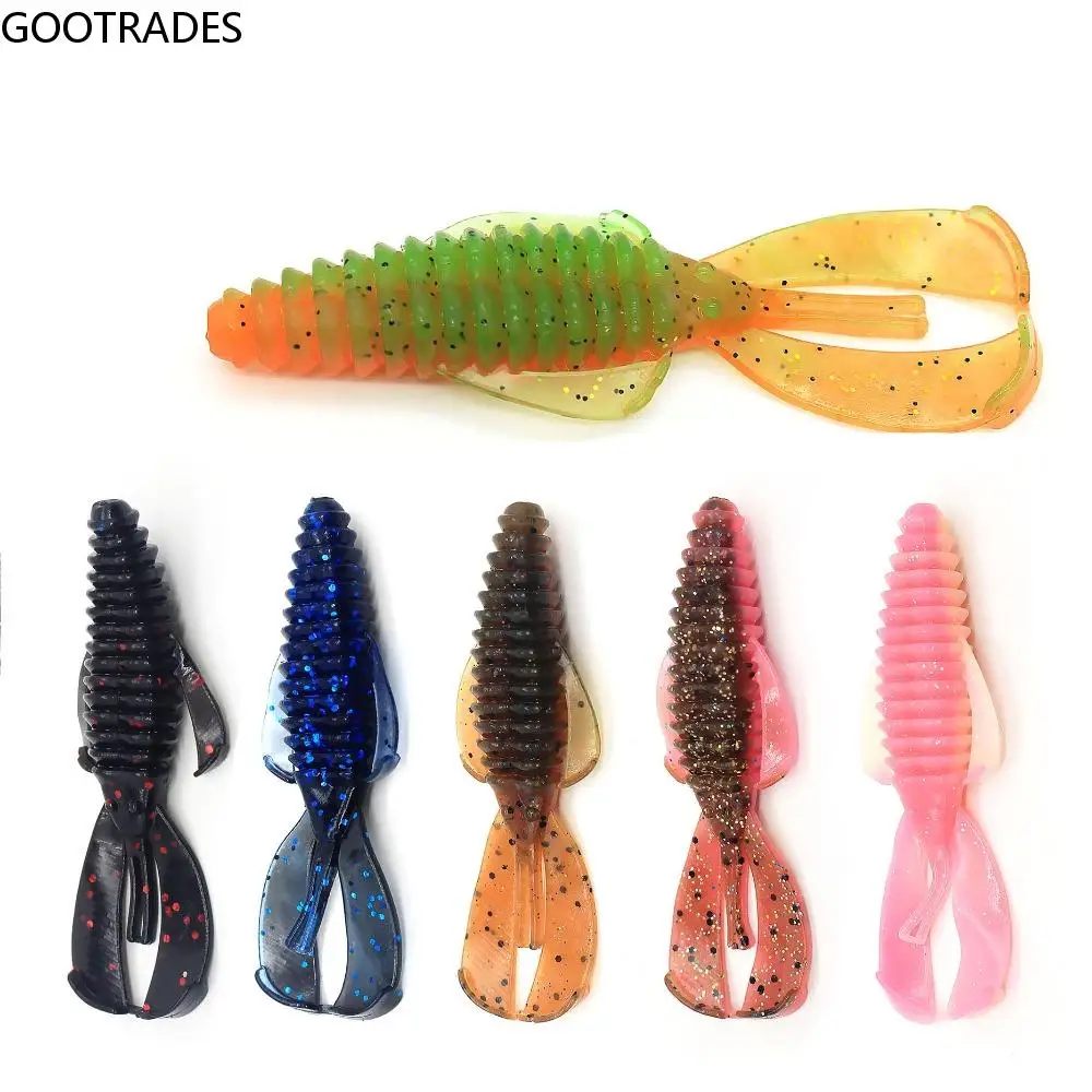 10 PCS Silicone Shrimp Lobster Worm Soft Lure 8cm/4.5g Biomimetic T-Tail Bait Jigs Wobbler
10 PCS Silicone Shrimp Lobster Worm Soft Lure 8cm/4.5g Biomimetic T-Tail Bait Jigs Wobbler