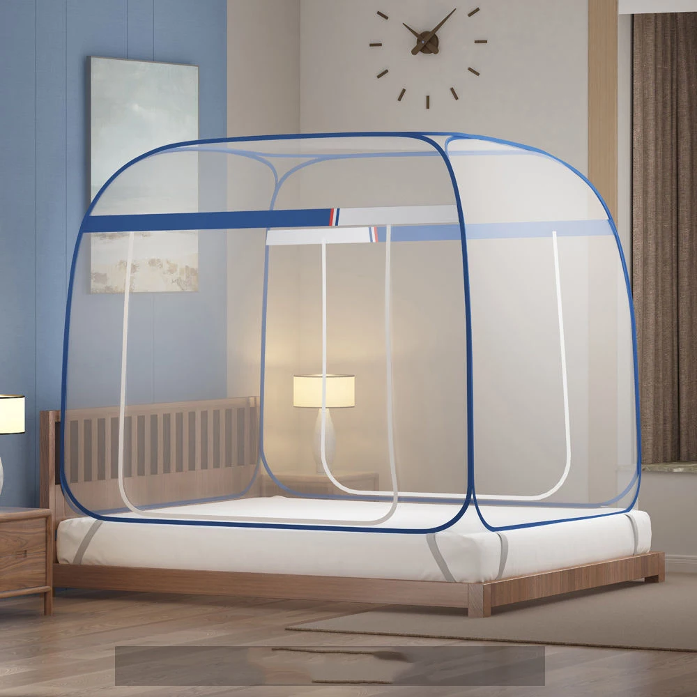 Double Door Free Install Home Full Bottom Anti-fall Yurt Summer Mosquito Net 1.5m 1.8m Double Bed Mosquito Net With Zipper
Double Door Free Install Home Full Bottom Anti-fall Yurt Summer Mosquito Net 1.5m 1.8m Double Bed Mosquito Net With Zipper