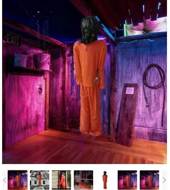 Новинка 2023, надувной труп, Хэллоуин, уличное украшение, креативные наручники, форма тюрьмы «Death Row», наряд, страшный реквизит 
Новинка 2023, надувной труп, Хэллоуин, уличное украшение, креативные наручники, форма тюрьмы «Death Row», наряд, страшный реквизит