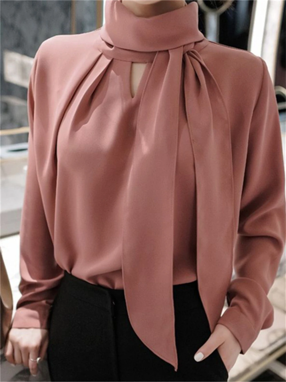 Charmingtrend Long Sleeve Turtleneck Shirt Women Elegant Tops Female Casual Loose Blouse Solid Shirts Women Office Lady
Charmingtrend Long Sleeve Turtleneck Shirt Women Elegant Tops Female Casual Loose Blouse Solid Shirts Women Office Lady