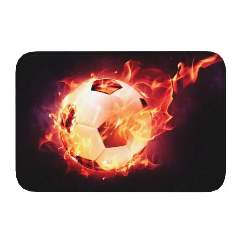 Fire Football Pattern Doormat Non-Slip Bathroom Kitchen Mat Bedroom Balcony Door Floor Entrance Carpet Rug
Fire Football Pattern Doormat Non-Slip Bathroom Kitchen Mat Bedroom Balcony Door Floor Entrance Carpet Rug