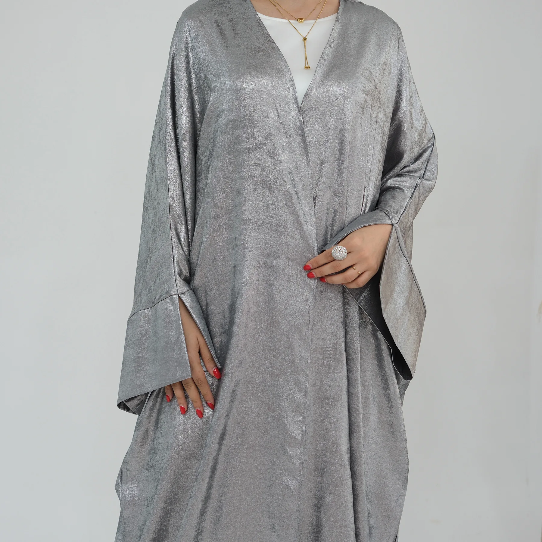 

Eid Ramadan Dubai Abayas for Women Muslim Kimono Cardigan Maxi Dress Islamic Clothing Djellaba Jalabiya Open Abaya Kaftan Gown