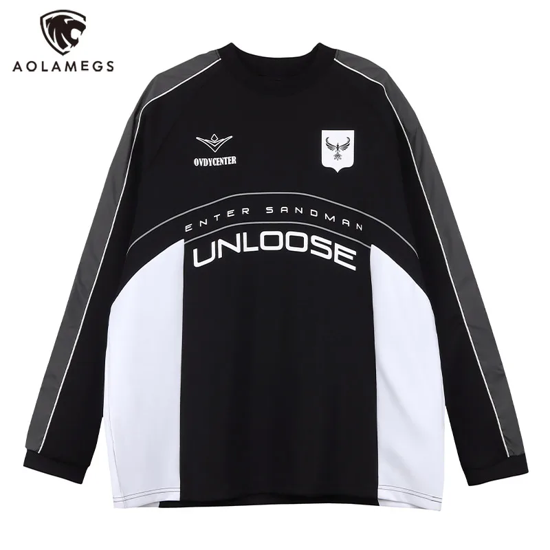 Hip Hop Men's Hit Color Patch Letter Graphic Printed Sweatshirt Oversized O-neck Sports Pullover Autumn New Fashion Streetwear
Hip Hop Men's Hit Color Patch Letter Graphic Printed Sweatshirt Oversized O-neck Sports Pullover Autumn New Fashion Streetwear