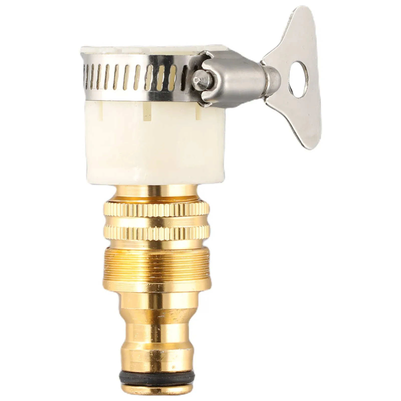 Durable Faucet Adapter Tap Connector Fitting Garden Mixer Pipe Washing Machines Water Hose White&Gold 1 Set 15-23mm
Durable Faucet Adapter Tap Connector Fitting Garden Mixer Pipe Washing Machines Water Hose White&Gold 1 Set 15-23mm