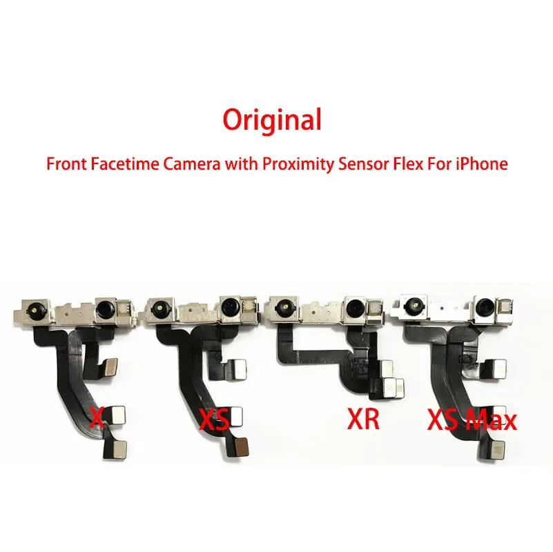 Original for IPhone X XR XS Max Front Camera with Proximity Light Sensor Flex Cable
Original for IPhone X XR XS Max Front Camera with Proximity Light Sensor Flex Cable
