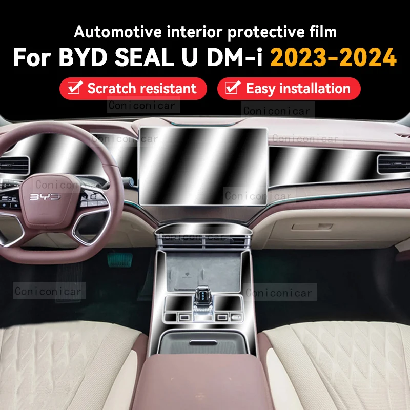 For BYD SEAL U DM-i 2023 2024 Gearbox Panel Dashboard Navigation Automotive Interior Protective Film Anti-Scratch Accessories
For BYD SEAL U DM-i 2023 2024 Gearbox Panel Dashboard Navigation Automotive Interior Protective Film Anti-Scratch Accessories