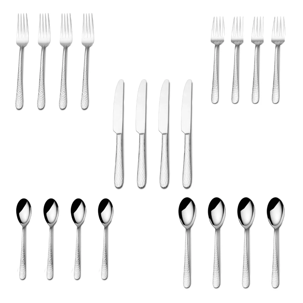 

International Silver Madrid 20-piece Stainless Steel Flatware Set cutlery set dinner set