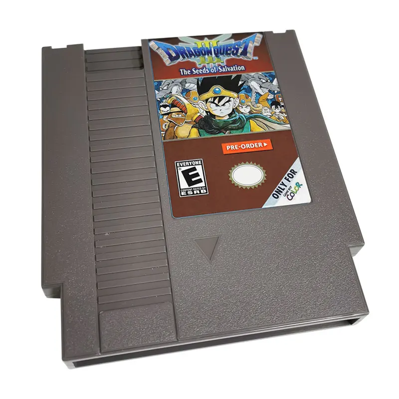 

Classic Game Dragon QUEST III For NES Super Games Multi Cart 72 Pins 8 Bit Game Cartridge,for NES Retro Game Console