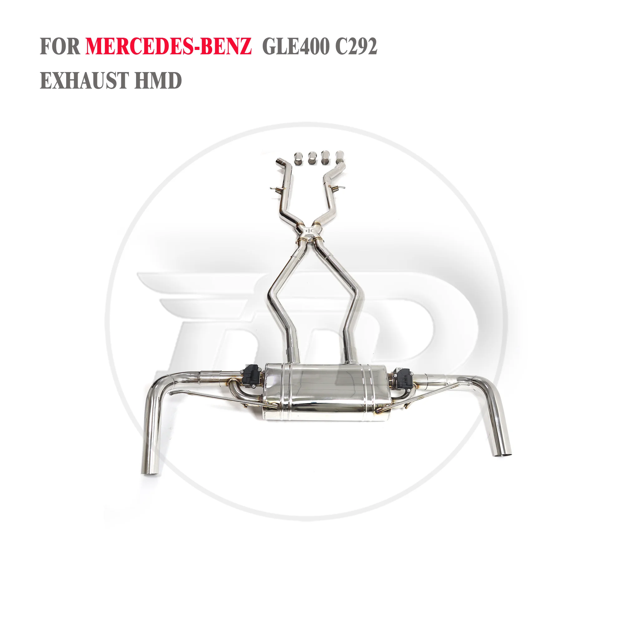HMD Stainless Steel Exhaust System Catback for BENZ GLE450 3.0T Auto Modification Valve Muffler For Car
HMD Stainless Steel Exhaust System Catback for BENZ GLE450 3.0T Auto Modification Valve Muffler For Car
