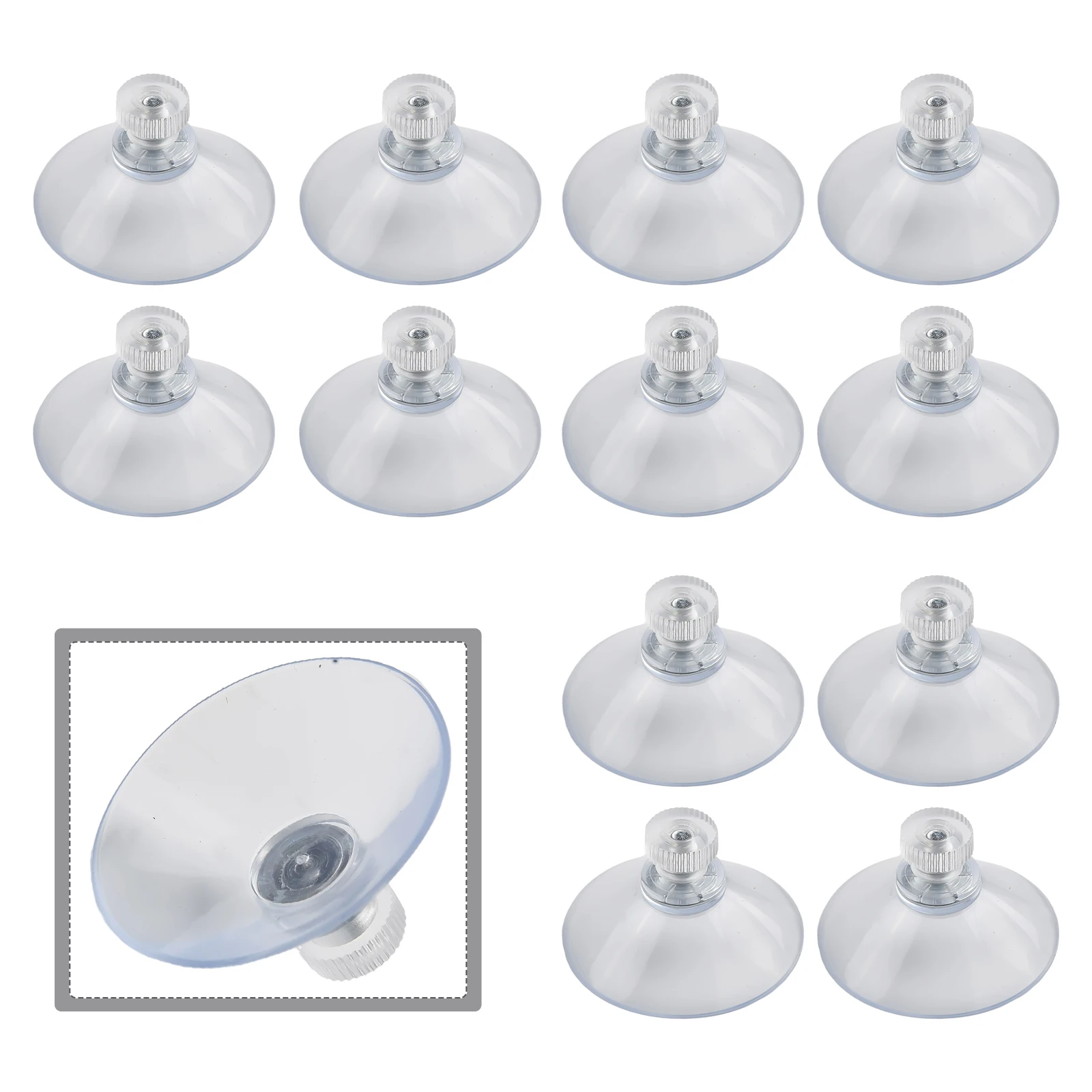 12pcs 32/40mm Glass Sucker Wall Hanger Pads Transparent Odorless Screw Hooks Suction Cup Holder For Glass Mirrors
12pcs 32/40mm Glass Sucker Wall Hanger Pads Transparent Odorless Screw Hooks Suction Cup Holder For Glass Mirrors