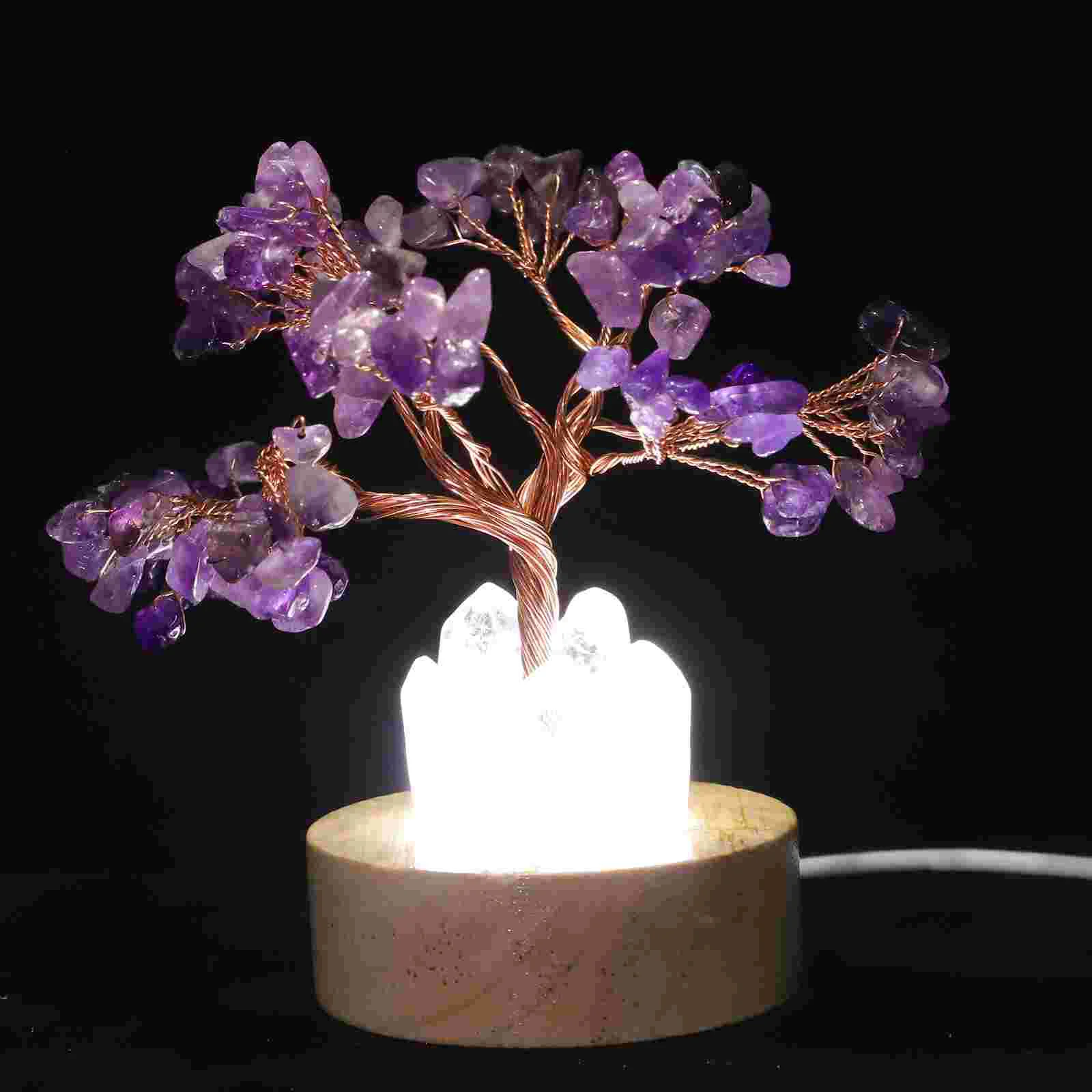 Amethyst Crystal Tree Night Light Bedside Night Lamp Decorative Small Night Light for Bedroom
Amethyst Crystal Tree Night Light Bedside Night Lamp Decorative Small Night Light for Bedroom