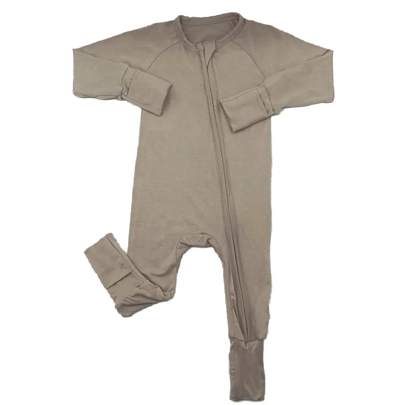 

Fall Toddler Clothing Baby Boy Custom 95% Bamboo 5% Spandex Romper Long Sleeve Round Neck Jumpsuit