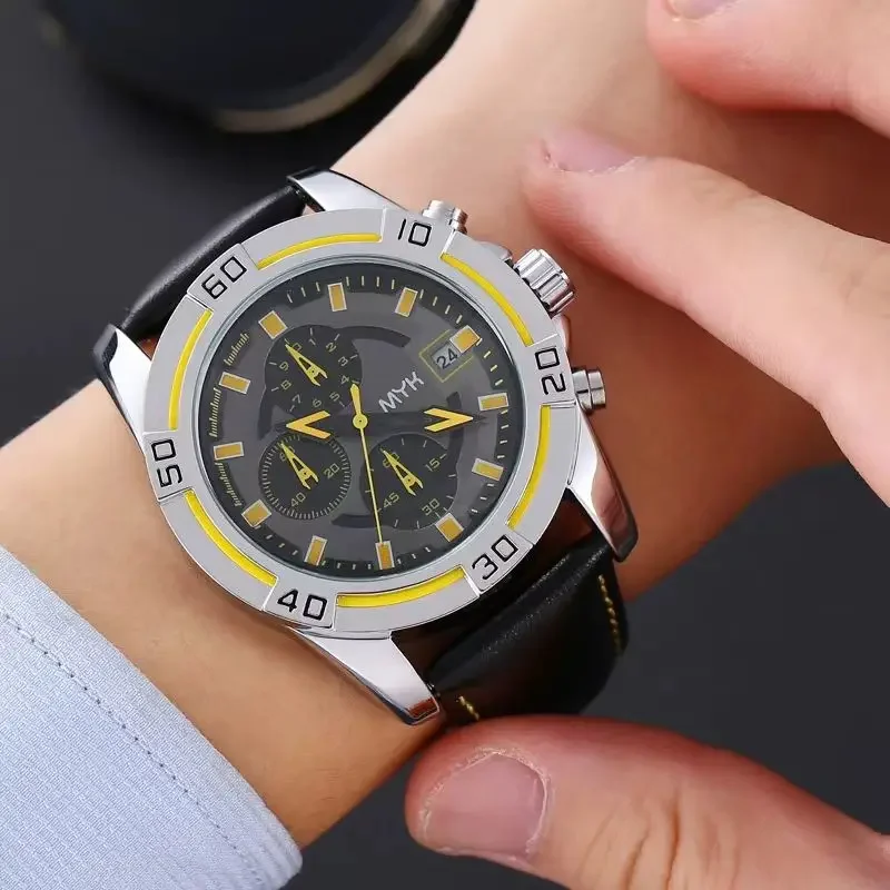 

MYK Famous Brands Luxury Quartz Watch High Quality Multi Color Watches for Men Luminous Hands Waterproof Sweatproof Design