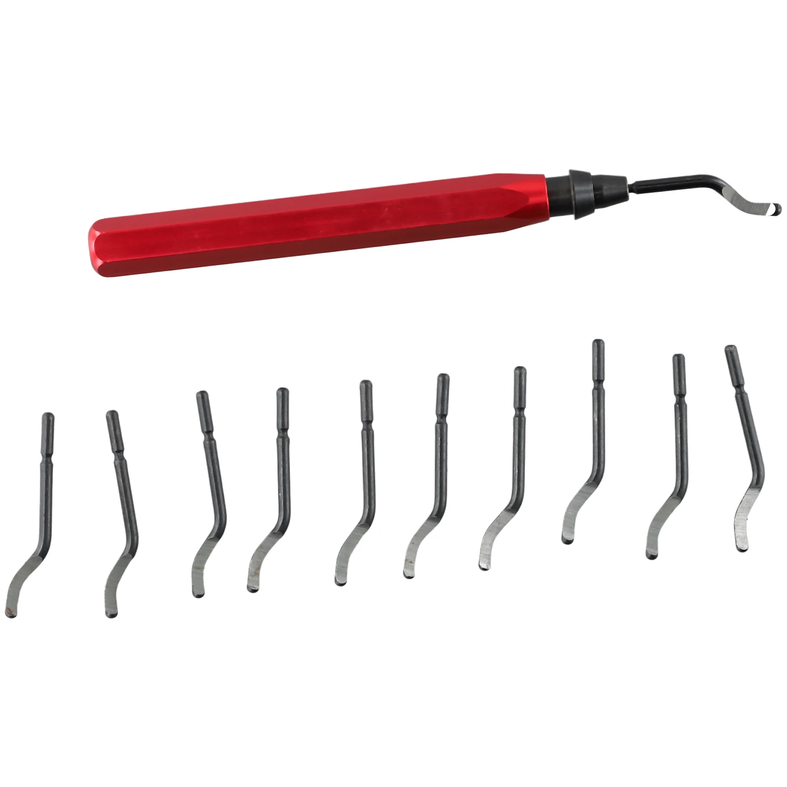 "10PCS BS1010 Blades with RB1000 Handle Burr Deburring Remover Cutting Tool Manual Operation with High Smoothness"
"10PCS BS1010 Blades with RB1000 Handle Burr Deburring Remover Cutting Tool Manual Operation with High Smoothness"
