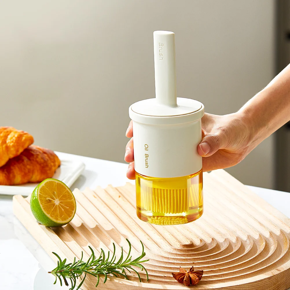 Oil Brush Bottle Household Tool Pastry High Temperature Resistance Basting Barbecue Grill White
Oil Brush Bottle Household Tool Pastry High Temperature Resistance Basting Barbecue Grill White