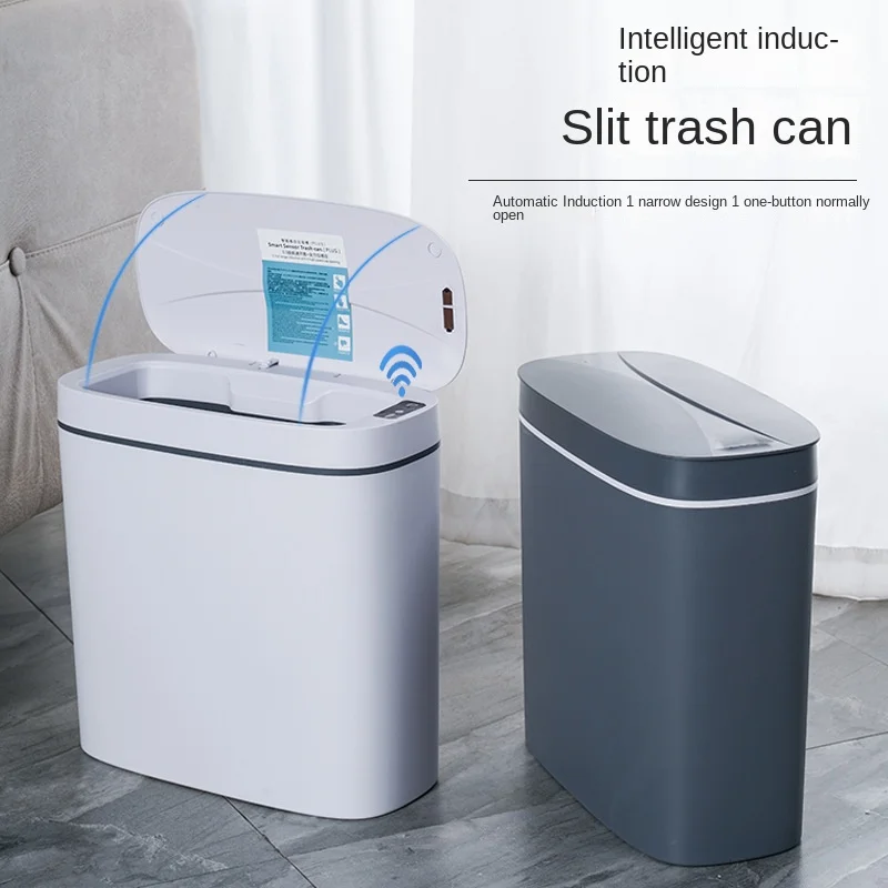 14L Smart Trash Can Automatic Waste Bin for Bathroom Toilet Waterproof Narrow Seam Sensor Bin Kitchen Wastebasket
14L Smart Trash Can Automatic Waste Bin for Bathroom Toilet Waterproof Narrow Seam Sensor Bin Kitchen Wastebasket