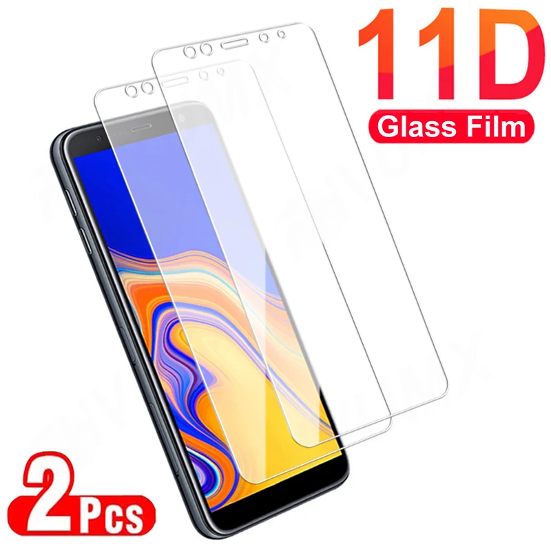 

11D Tempered Glass For Samsung Galaxy A6 A8 J4 J6 Plus A7 A9 J3 J7 J8 2018 Screen Protector J2 Core J5 J7 Prime Protective Film