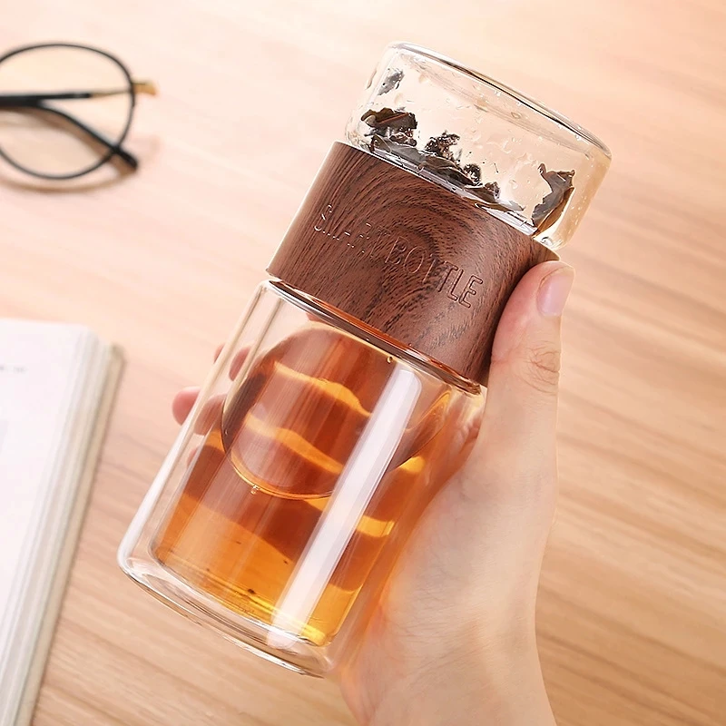 200ml Glass Water Bottle Portable Double Wall Glass Bottle With Infuser Office Tea Coffee Mugs Travel Outdoor Drinking Glasses
200ml Glass Water Bottle Portable Double Wall Glass Bottle With Infuser Office Tea Coffee Mugs Travel Outdoor Drinking Glasses
