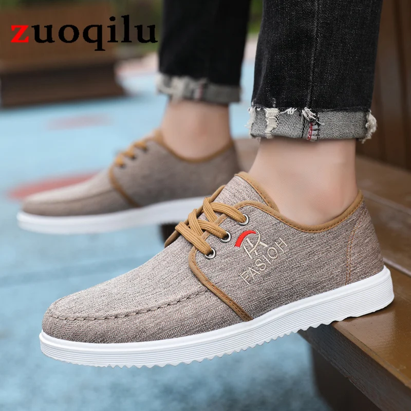 New men canvas shoes lace up casual sneakers man shoes Loafers Comfortable Ultralight Lazy Shoes for driving Tenis Masculino
New men canvas shoes lace up casual sneakers man shoes Loafers Comfortable Ultralight Lazy Shoes for driving Tenis Masculino